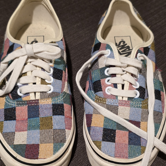 Vans LIMITED EDITION Multicolor Patchwork Sneakers - Picture 1 of 6